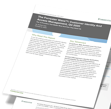 Forrester Wave™: Customer Identity And Access Management, Q4 2020