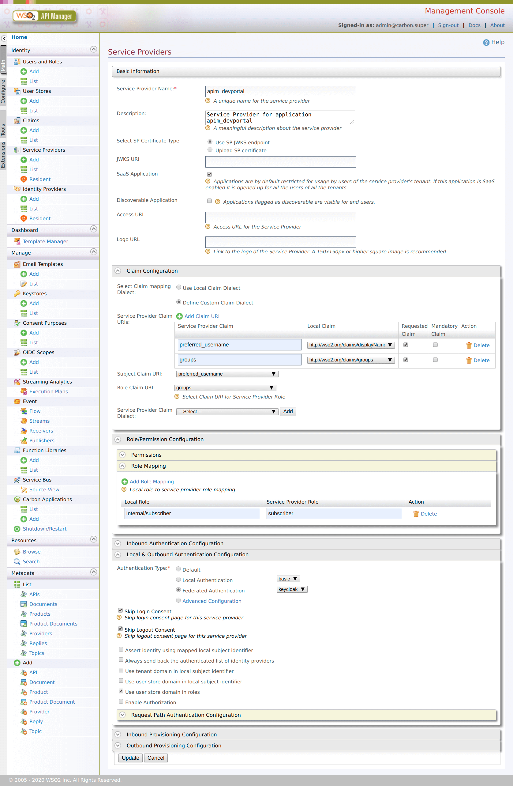 How To Use Keycloak As A WSO2 API Manager Identity Provider