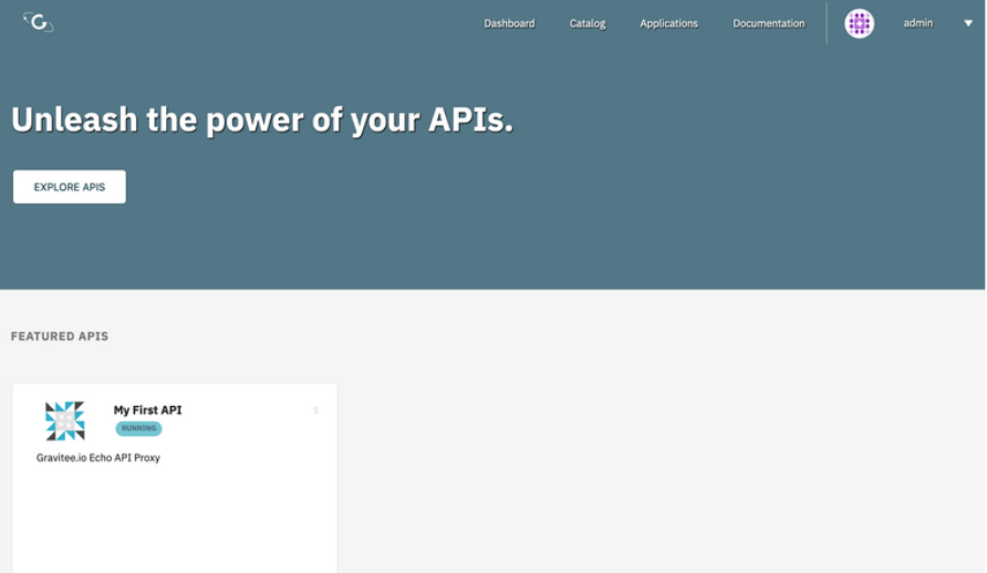 API Catalog (API Consumer perspective)